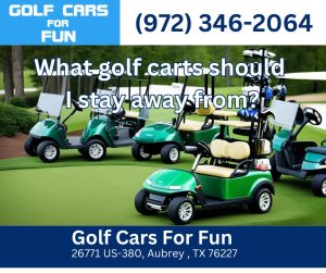 Golf Cars For Fun Aubrey Texas