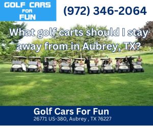 Golf Cars For Fun Aubrey Texas