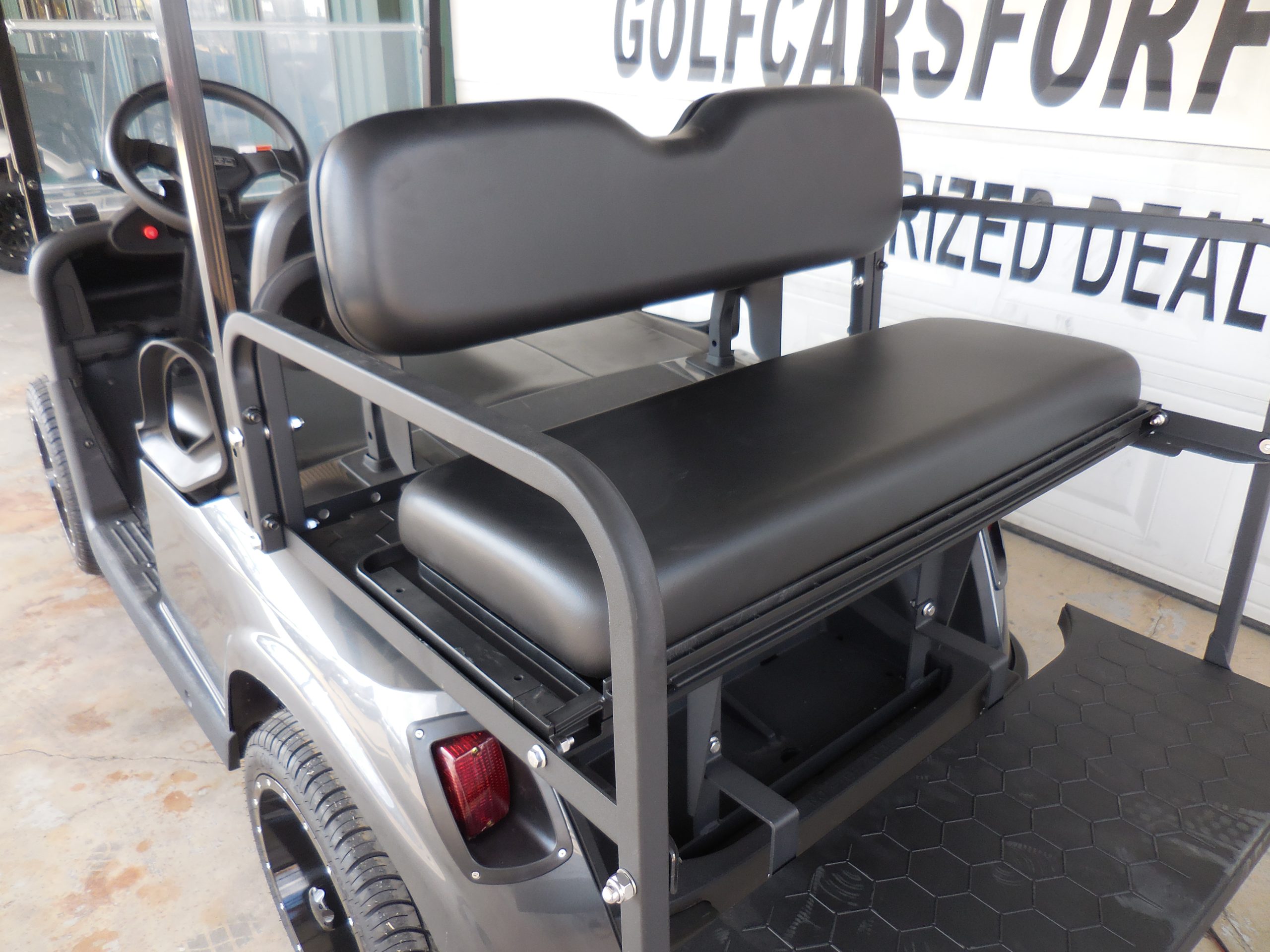 2021 EZGO Lithium RXV 4-Passenger Factory Certified Pre-Owned - Charcoal Gray - Image 3