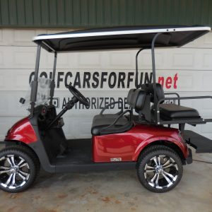 2021 EZGO Lithium RXV 4-Passenger Factory Certified Pre-Owned - Inferno Red