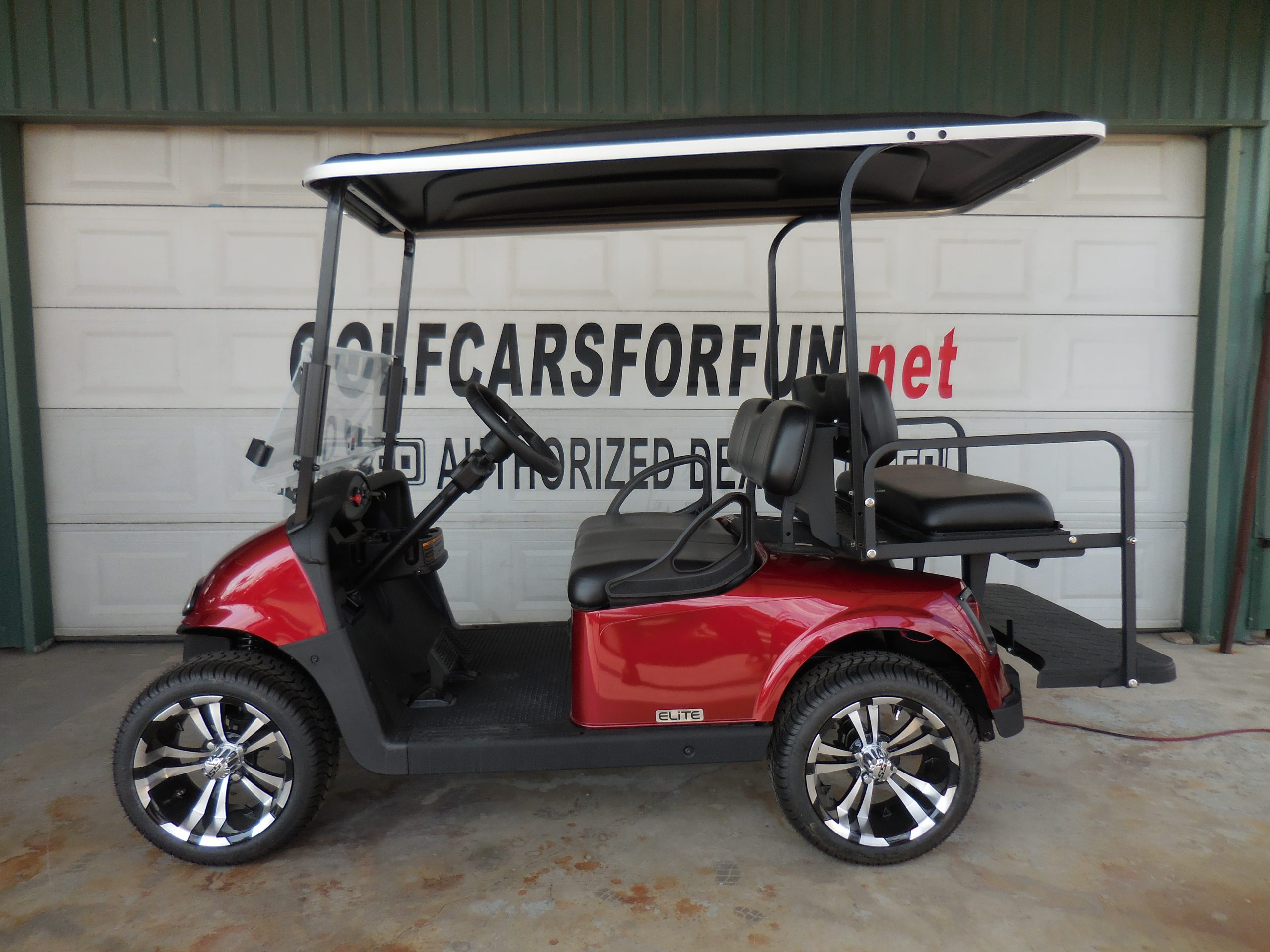 2021 EZGO Lithium RXV 4-Passenger Factory Certified Pre-Owned - Inferno Red