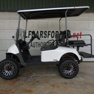 2021 EZGO Lithium RXV 4-Passenger Factory Certified Pre-Owned - White Lifted